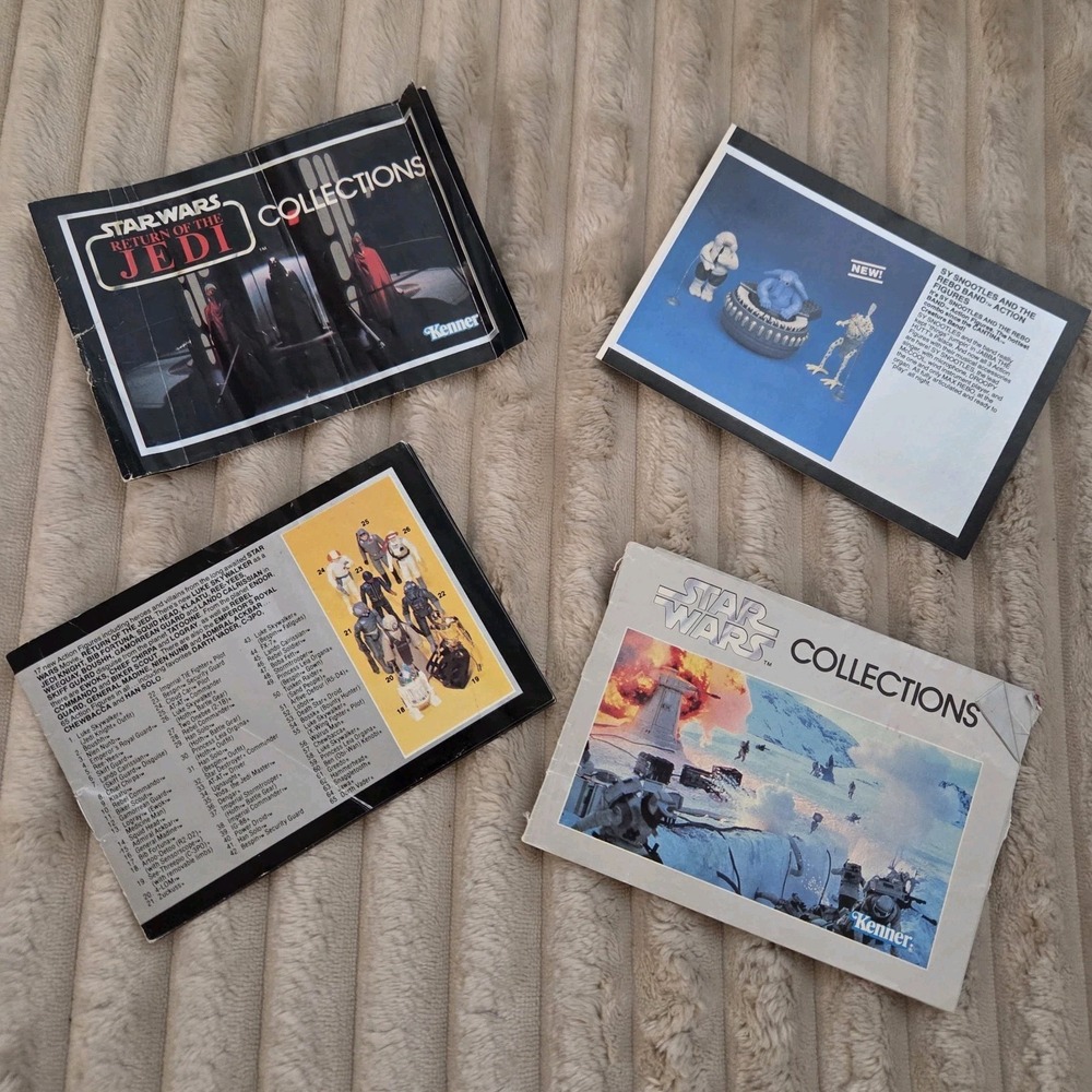 Lot Of Starwars Kenner Catalogs Missing Pages 1982 1983